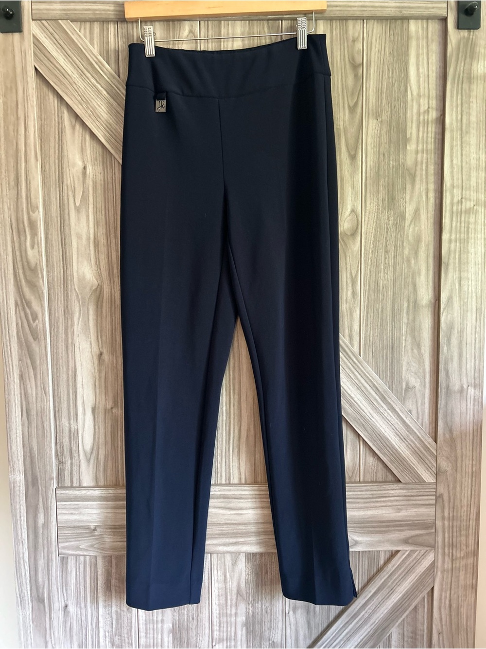 Joseph Ribkoff Midnight Blue Pull-On Straight Leg Pants - Size 8 (Style 143105)